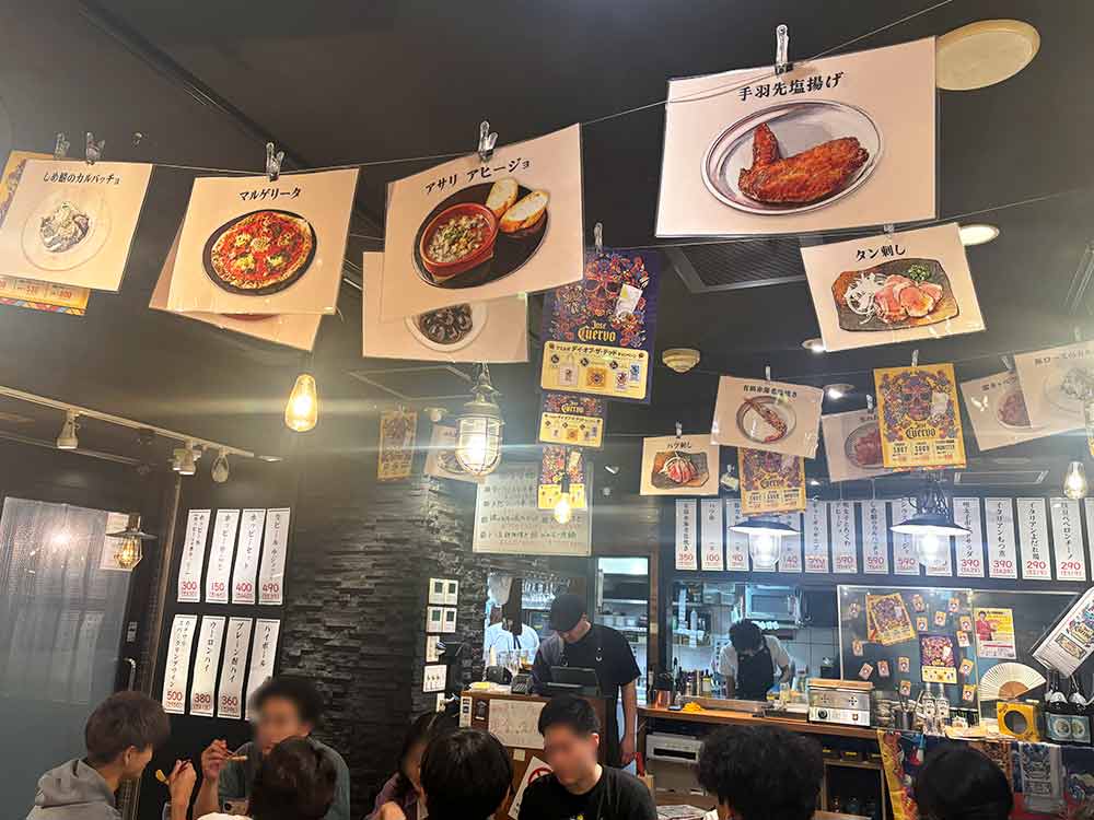 大衆イタリアン酒場　煙の内観